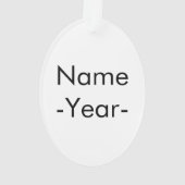 's Werelds beste massagetherapeut Ornament (achterkant)