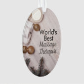 's Werelds beste massagetherapeut Ornament (voorkant)
