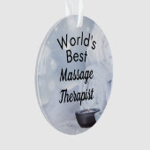 's Werelds beste massagetherapeut Ornament (voorkant)