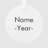 's Werelds beste massagetherapeut Ornament (achterkant)