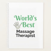 's Werelds beste massagetherapeut Planner (Voorkant)