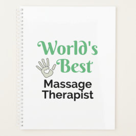 's Werelds beste massagetherapeut Planner