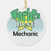 's Werelds beste Mechanische Keramisch Ornament (Voorkant)