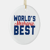 's Werelds beste mechanisme Keramisch Ornament (Rechts)