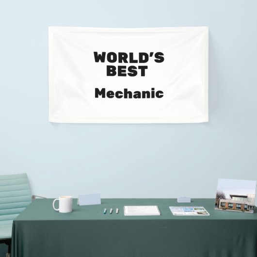 's Werelds beste mechanisme Spandoek (Beurs)