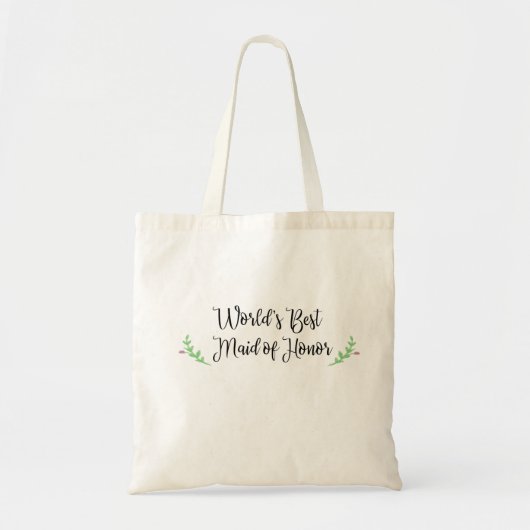 's Werelds beste meisje van eer Tote Bag (Voorkant)