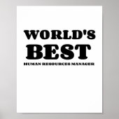 'S WERELDS BESTE MENSENBRONNEN MANAGER POSTER (Voorkant)