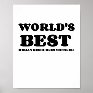 'S WERELDS BESTE MENSENBRONNEN MANAGER POSTER