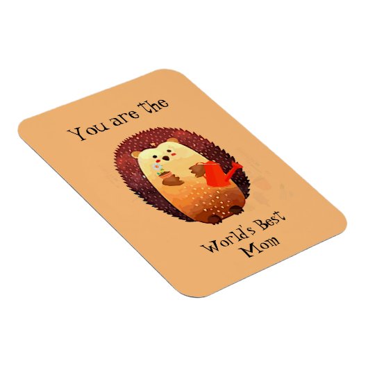 's Werelds beste moeder citaat van egelgardening Magneet (Rechterzijde)