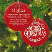 's Werelds beste moeder moeder definitie Keramisch Ornament