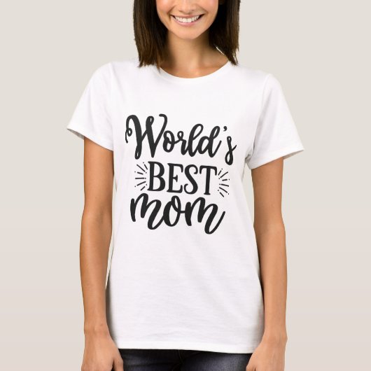's Werelds beste moeder - Moederdag T-shirt (Voorkant)