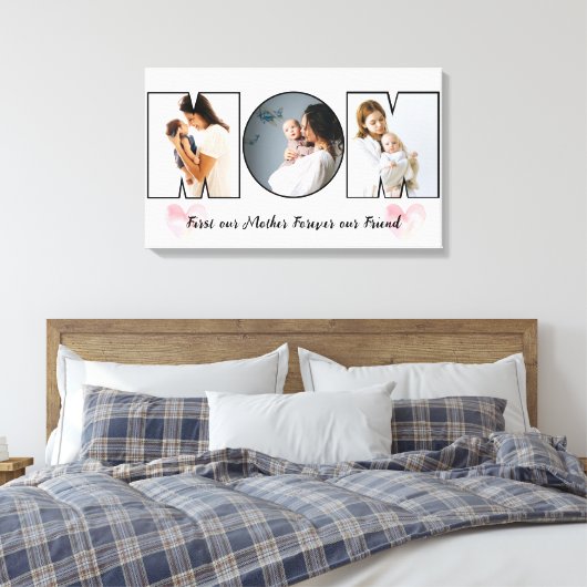 's Werelds beste moeder ooit Canvas Afdruk (Insitu (Slaapkamer))