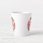 's Werelds Beste Moeder Ooit Eerste Vriend Beste V Latte Mok (Voorkant)