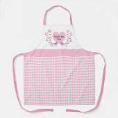 's Werelds beste moeder roze bloemen Moederdag Schort (Voorkant)