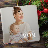 's Werelds beste moeder sinds 20XX moderne foto Keramisch Ornament