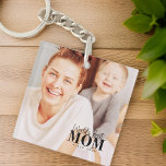 's Werelds beste moeder sinds 20XX moderne foto Sleutelhanger<br><div class="desc">Dit eenvoudige en moderne ontwerp is samengesteld uit sans serif en playful krommende typografie en voegt een douanefoto toe.</div>