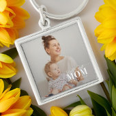 's Werelds beste moeder sinds 20XX moderne foto Sleutelhanger