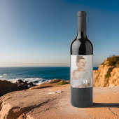 's Werelds beste moeder sinds 20XX moderne foto Wijn Etiket