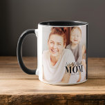 's Werelds beste moeder sinds 20XX moderne foto's Mok<br><div class="desc">Dit eenvoudige en moderne ontwerp is samengesteld uit sans serif en playful krommende typografie en voegt een douanefoto toe.</div>