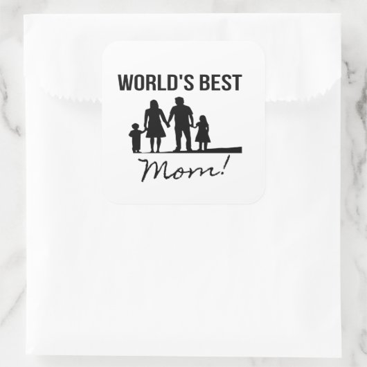 's werelds beste moeder Sticker (Tas)