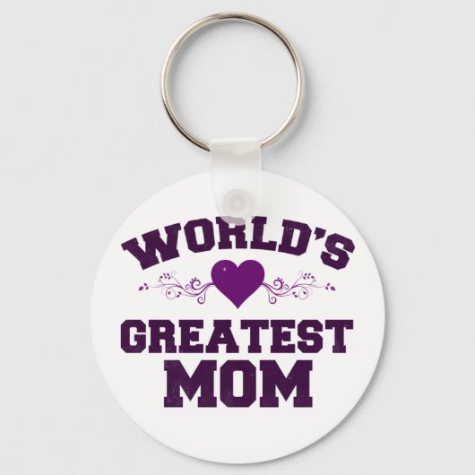 's Werelds beste moeder T-Shirt Sleutelhanger (Voorkant)