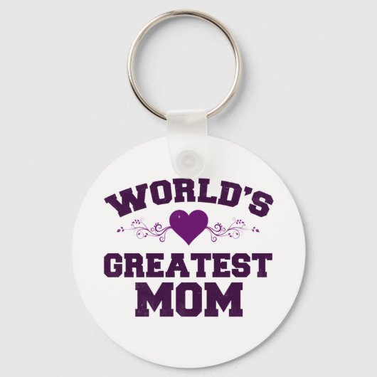 's Werelds beste moeder T-Shirt Sleutelhanger (Voorkant)