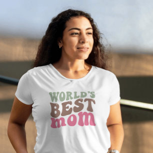 's Werelds beste moeder typografie schattig trendy T-shirt
