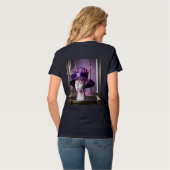 's Werelds Beste Moeder Vrouwen Basic V-hals T-shi T-shirt (Achterkant volledig)