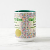 's Werelds beste moedercertificaat Mok (Midden)