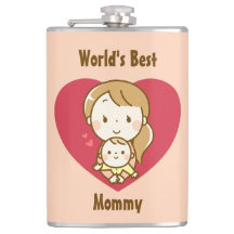 's Werelds beste Moederdag Kawaii-Cartoon