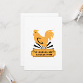 's Werelds beste Moederdag met kiemmam Kaart (Voorkant / Achterkant in situ)