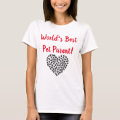 's Werelds beste moederdier T-shirt voor vrouwen (Voorkant)