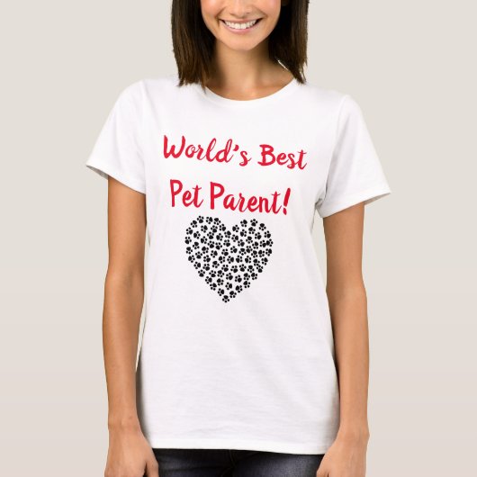 's Werelds beste moederdier T-shirt voor vrouwen (Voorkant)