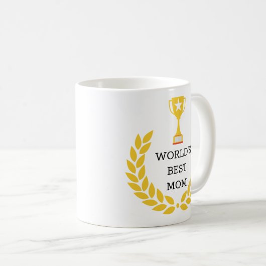 's Werelds beste Mok met een mamam-koffie (Voorkant rechts)