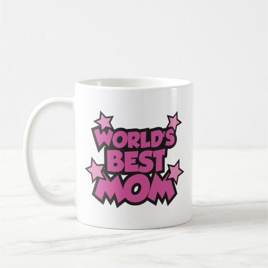 's Werelds beste Mok met koffie voor mam (Links)