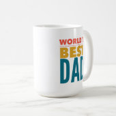 's Werelds beste mok met meerdere kleuren koffie (Voorkant rechts)