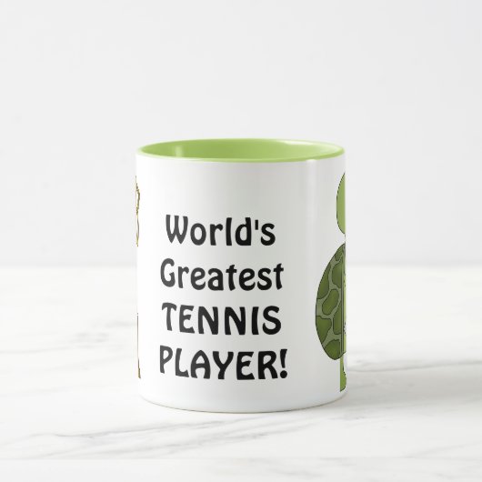 's Werelds beste mok met tennis Player (Midden)