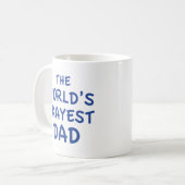 's Werelds beste Mok van papa koffie (Voorkant links)