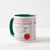 's Werelds beste Mok voor de toekenning van certif (Voorkant links)