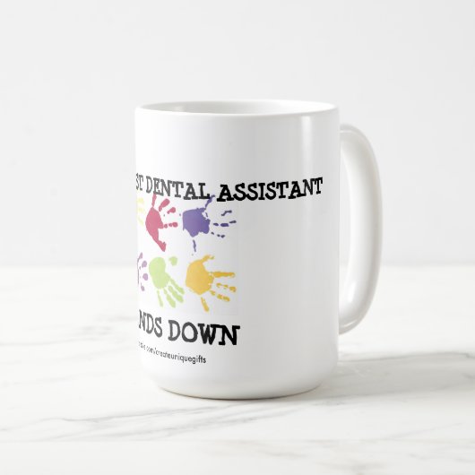 's Werelds beste Mok voor gebitsassistenten (Voorkant rechts)