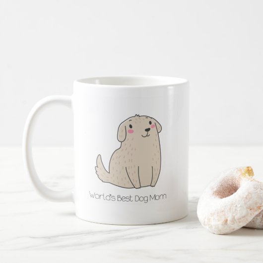 's Werelds beste Mok voor honden (Met donut)