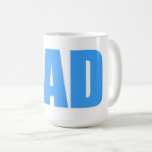 's Werelds beste Mok voor papa koffie (Voorkant rechts)