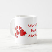 's Werelds beste Mok voor rode ketterij met moeder (Voorkant links)