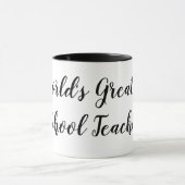 's Werelds beste mok voor schoolonderwijzerkoffie (Midden)