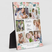 'S WERELDS BESTE MOM-Waterverf Floral 7 Foto Colla Fotoplaat (Zijkant)