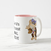 's Werelds beste nageltechniek Tweekleurige Koffiemok (Voorkant rechts)