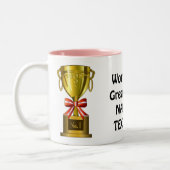 's Werelds beste nageltechniek Tweekleurige Koffiemok (Links)