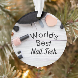's Werelds beste Nail-technicus-versiering Ornament