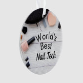 's Werelds beste Nail-technicus-versiering Ornament (voorkant)