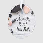 's Werelds beste Nail-technicus-versiering Ornament (voorkant)